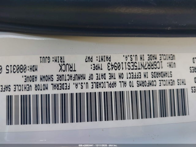 RAM 1500 Laramie 2014 1C6RR7NT5ES110943 Image 9