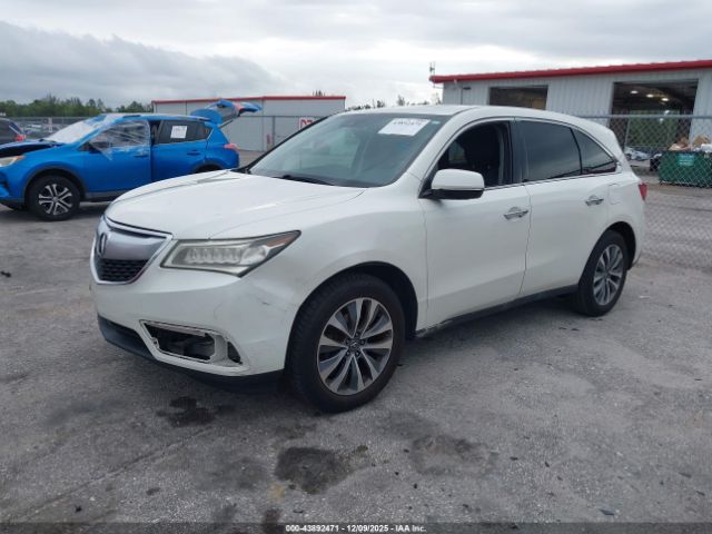 2016 ACURA MDX 5FRYD3H43GB019703 Photo 1