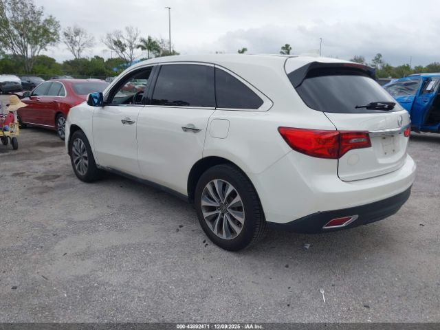2016 ACURA MDX 5FRYD3H43GB019703 Photo 2