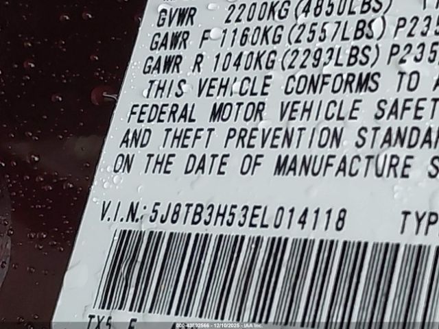 2014 ACURA RDX 5J8TB3H53EL014118 Photo 8