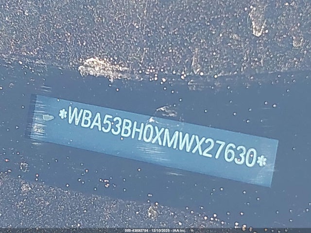 Продаж на аукціоні авто 2021 Bmw 530i, vin: WBA53BH0XMWX27630, номер лоту: 43892784
