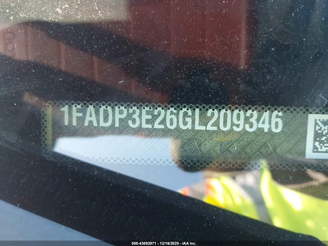 Ford FOCUS S 2016 1FADP3E26GL209346 Image 9