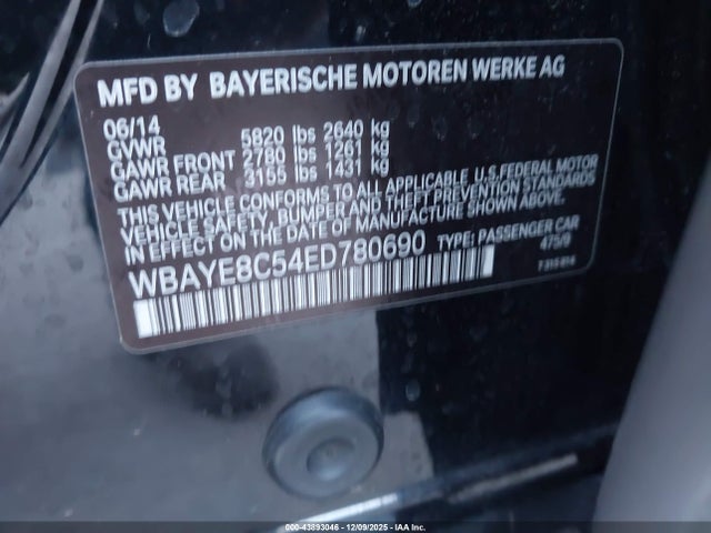 BMW ALPINA B7 2014 WBAYE8C54ED780690 Image 9