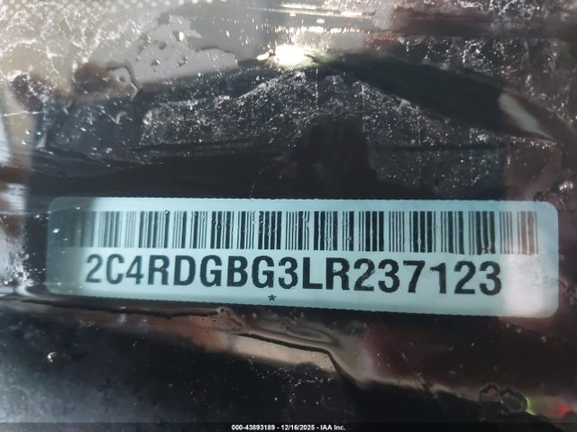 2C4RDGBG3LR237123 Dodge Grand Caravan Se