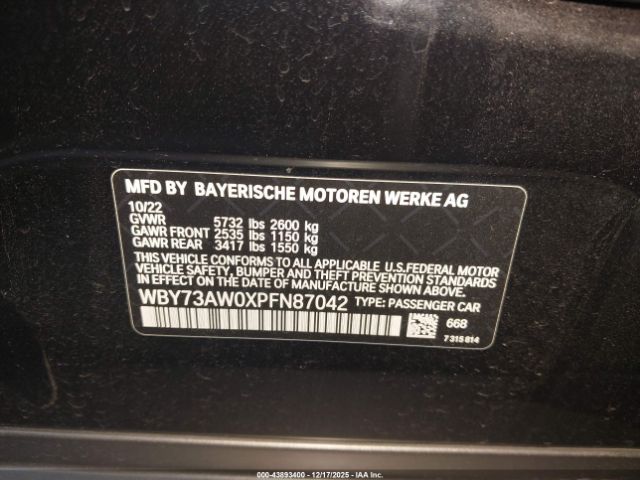 2023 BMW I4 WBY73AW0XPFN87042 Photo 8