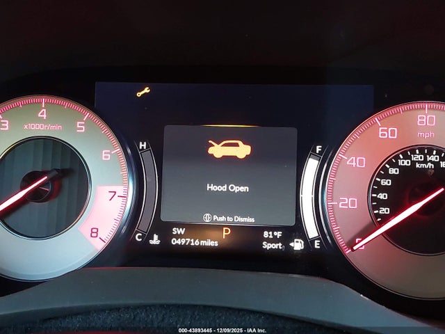 43893445 :رقم المزاد ، 5J8TC2H61LL014616 vin ، 2020 Acura Rdx A-spec Package مزاد بيع