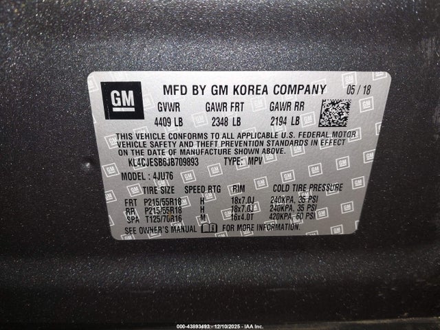 2018 BUICK ENCORE KL4CJESB6JB709893 Photo 8