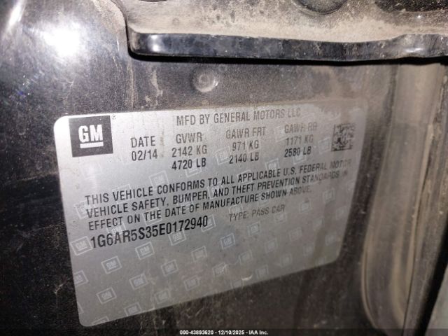 2014 CADILLAC CTS 1G6AR5S35E0172940 Photo 8