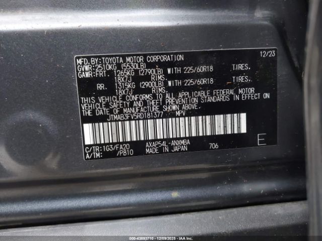 2024 TOYOTA RAV4 PRIME JTMAB3FV5RD181377 Photo 8