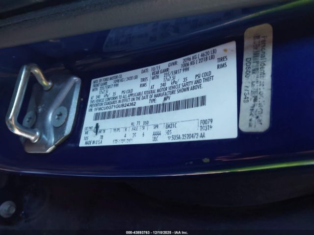 2016 FORD ESCAPE 1FMCU0G71GUB24362 Photo 8