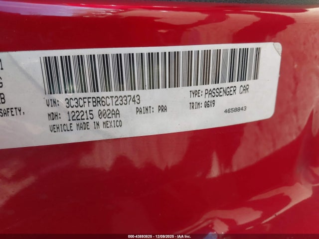 2012 FIAT 500 3C3CFFBR6CT233743 Photo 8