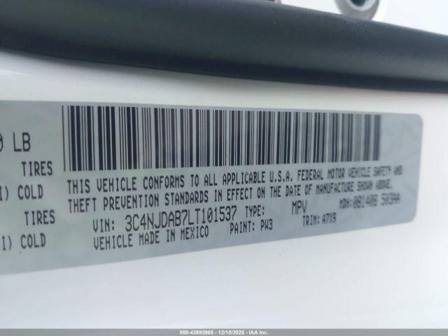 2020 JEEP COMPASS 3C4NJDAB7LT101537 Photo 8