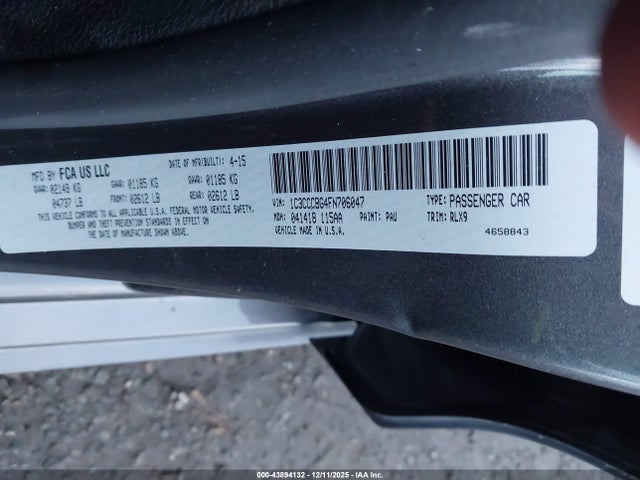 2015 CHRYSLER 200 1C3CCCBG4FN706047 Photo 8