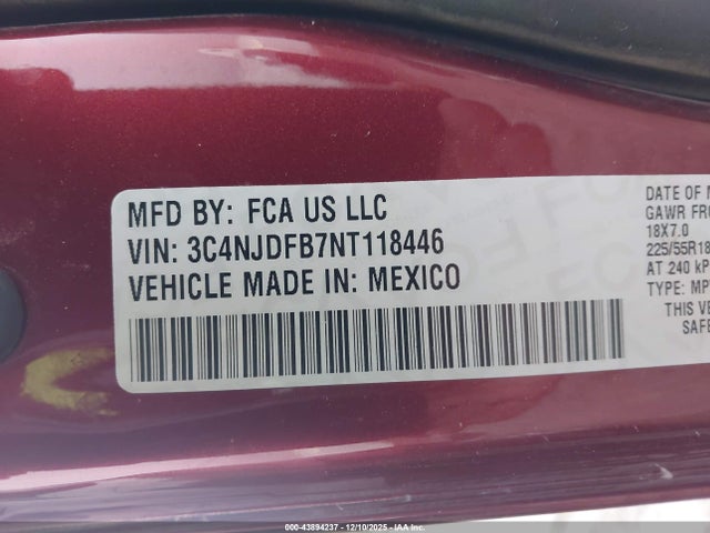 Jeep Compass Latitude Lux 4x4 2022 3C4NJDFB7NT118446 Image 9
