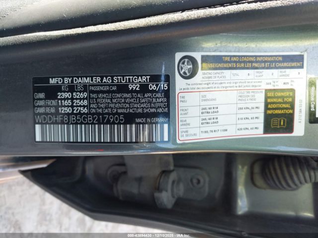 2016 MERCEDES-BENZ E 350 WDDHF8JB5GB217905 Photo 8