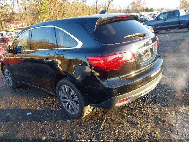2014 ACURA MDX 5FRYD4H68EB044178 Photo 2