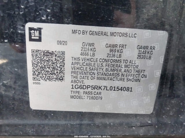 2020 CADILLAC CT5 1G6DP5RK7L0154081 Photo 8