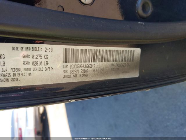 2018 DODGE CHALLENGER 2C3CDZAG4JH262817 Photo 8