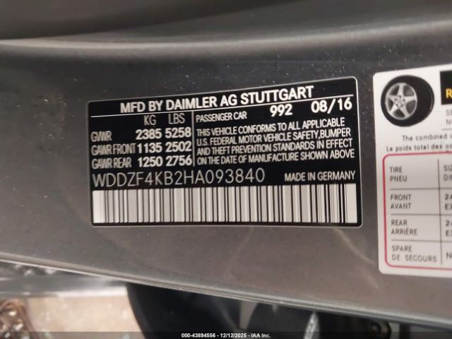 2017 MERCEDES-BENZ E 300 WDDZF4KB2HA093840 Photo 8