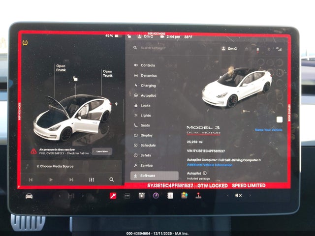 2023 TESLA MODEL 3 5YJ3E1EC4PF581537 Photo 6