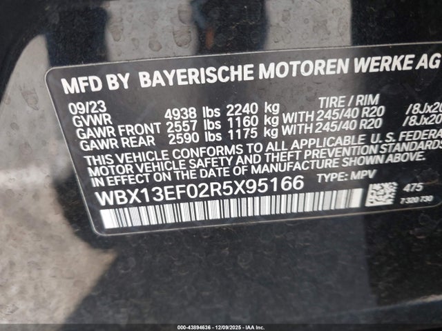2024 BMW X1 WBX13EF02R5X95166 Photo 8