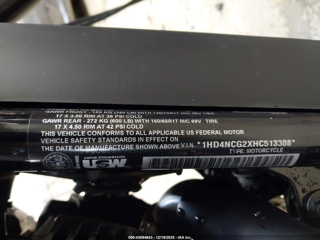 2017 HARLEY-DAVIDSON XG750A 1HD4NCG2XHC513308 Photo 9