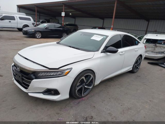 2021 HONDA ACCORD 1HGCV1F42MA084953 Photo 1