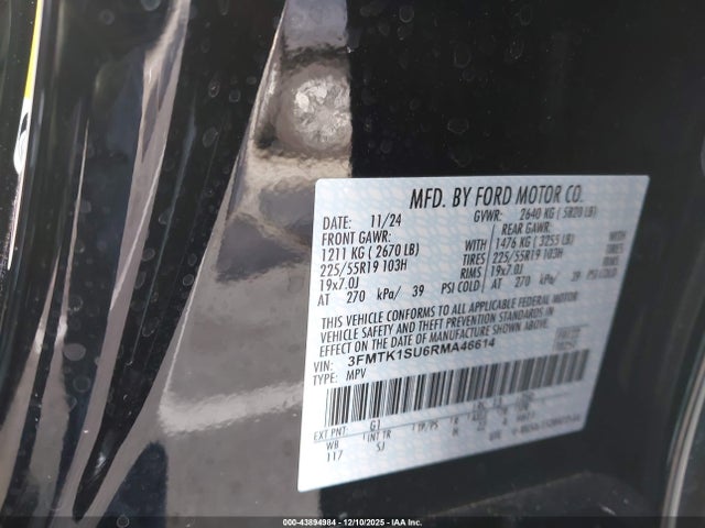 2024 FORD MUSTANG MACH-E 3FMTK1SU6RMA46614 Photo 8