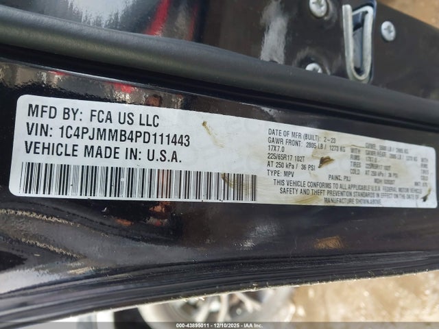 Jeep Cherokee Altitude Lux 4x4 2023 1C4PJMMB4PD111443 Image 9