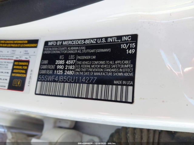 2016 MERCEDES-BENZ C 300 55SWF4JB5GU114277 Photo 8