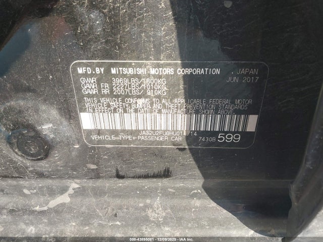 2017 MITSUBISHI LANCER JA32U2FU0HU014714 Photo 8