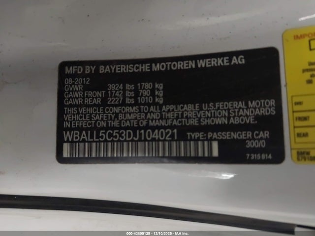 2013 BMW Z4 WBALL5C53DJ104021 Photo 8