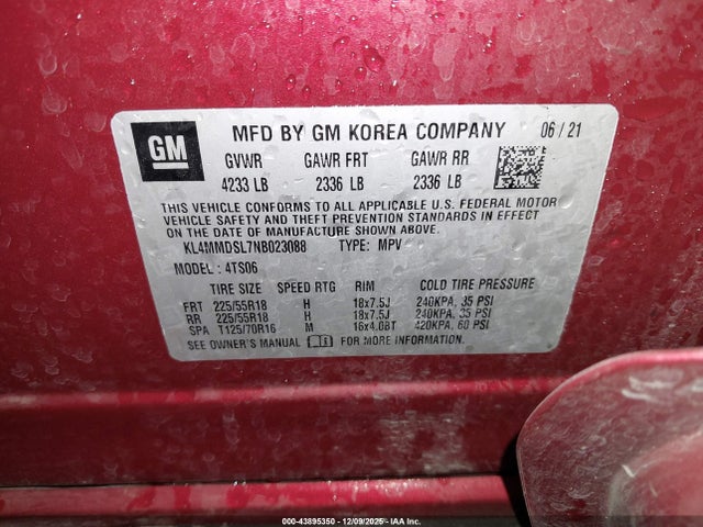 Buick Encore Gx Fwd Select 2022 KL4MMDSL7NB023088 Image 9