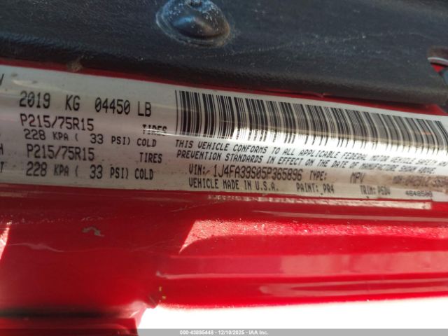 2005 JEEP WRANGLER 1J4FA39S05P365896 Photo 8