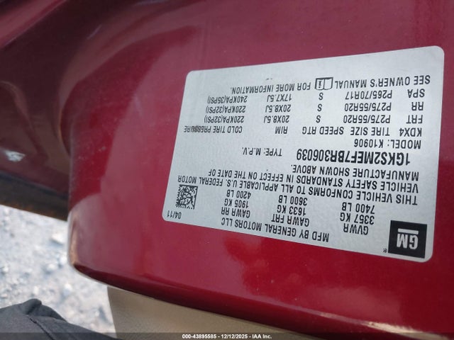 2011 GMC YUKON XL 1500 1GKS2MEF7BR306039 Photo 8