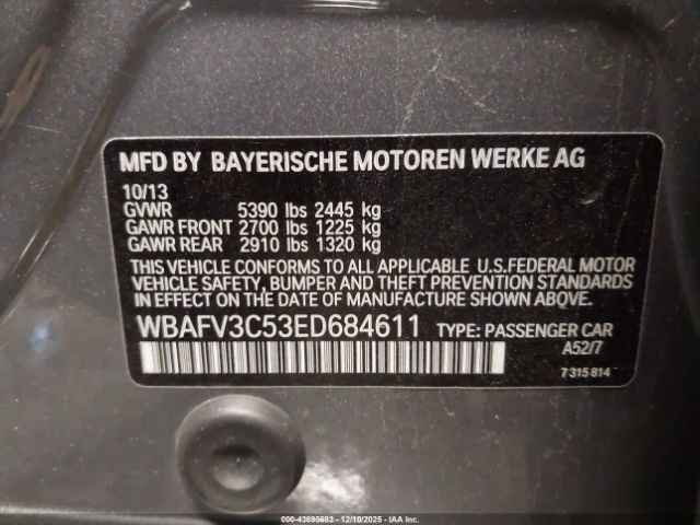 2014 BMW 535D WBAFV3C53ED684611 Photo 8