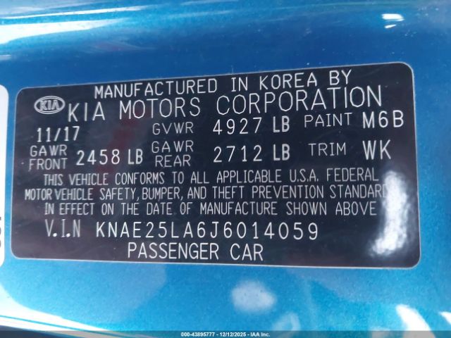 2018 KIA STINGER KNAE25LA6J6014059 Photo 8