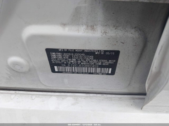 2016 SUBARU WRX JF1VA1J61G8803459 Photo 8