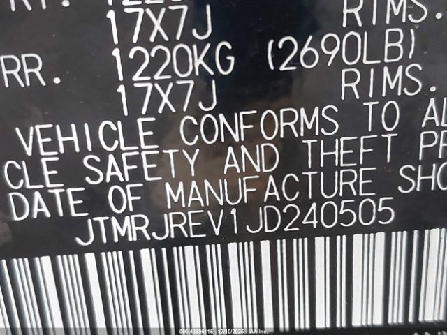 2018 TOYOTA RAV4 HYBRID JTMRJREV1JD240505 Photo 8