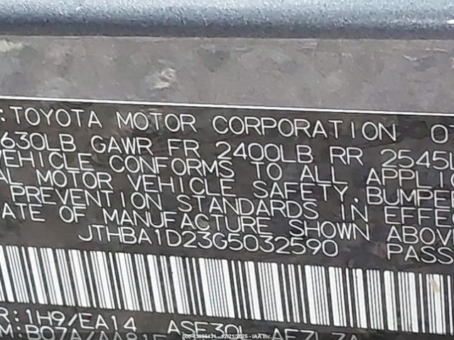 2016 LEXUS IS 200T JTHBA1D23G5032590 Photo 8