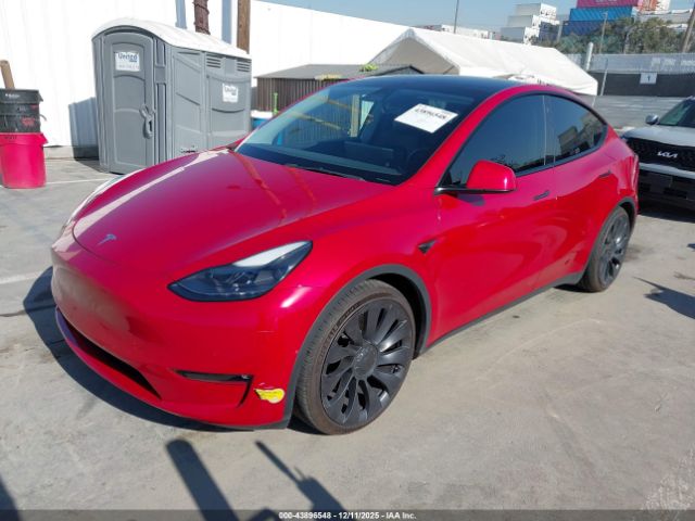2022 TESLA MODEL Y 7SAYGDEF3NF454872 Photo 1
