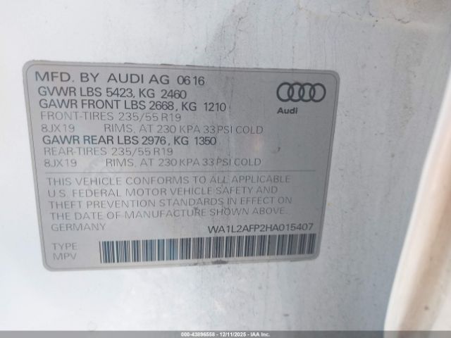 2017 AUDI Q5 WA1L2AFP2HA015407 Photo 8