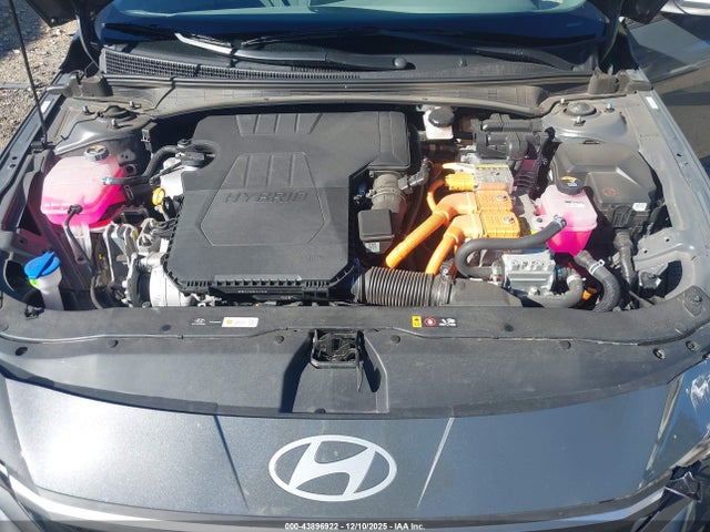 KMHLM4DJ6SU148527 Hyundai Elantra Hybrid Blue