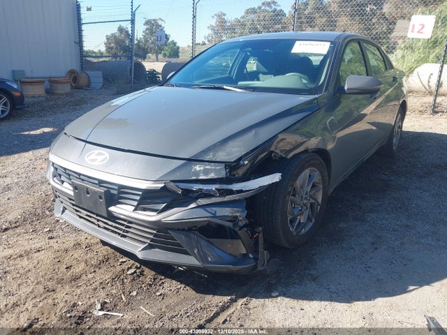 KMHLM4DJ6SU148527 Hyundai Elantra Hybrid Blue