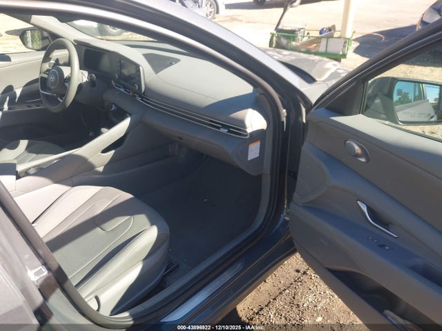 KMHLM4DJ6SU148527 Hyundai Elantra Hybrid Blue