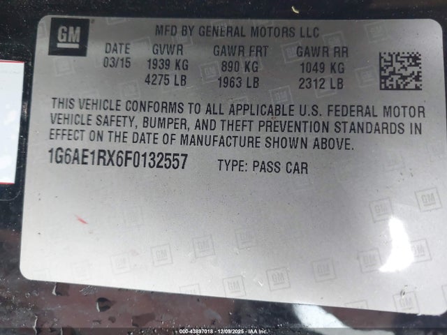 2015 CADILLAC ATS 1G6AE1RX6F0132557 Photo 8
