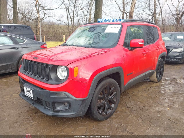 2017 Jeep Renegade Altitude Fwd მანქანა იყიდება აუქციონზე, vin: ZACCJABB5HPG47062, აუქციონის ნომერი: 43897026