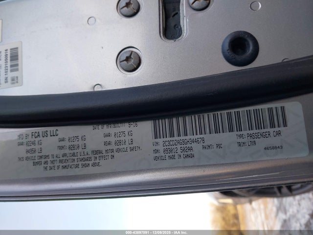 2016 DODGE CHALLENGER 2C3CDZAG9GH344678 Photo 8