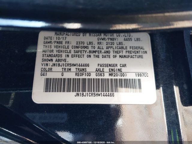 2017 NISSAN ROGUE SPORT JN1BJ1CR5HW144466 Photo 8