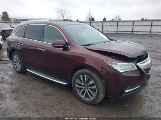 2016 ACURA MDX 5FRYD4H44GB013074